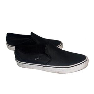 Vans- Black slip on
